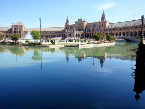 The Plaza de Espa&ntilde;a.